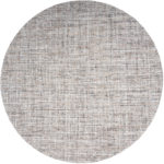Vloerkleed Cross Grey/Beige - Rond ø160 cm