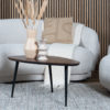 Vloerkleed Cross Grey/Beige - Rond ø200 cm - Afbeelding 3