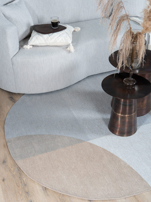 Vloerkleed Eli Beige - Ovaal 160 x 230 cm - Afbeelding 3