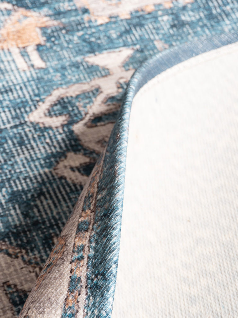 Vloerkleed Laria Blue 4 - Ovaal 200 x 290 cm - Afbeelding 3