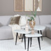 Salontafel Milou - Marmer - Set van 3 - Afbeelding 3