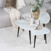 Salontafel Milou - Marmer - Set van 3 - Afbeelding 2