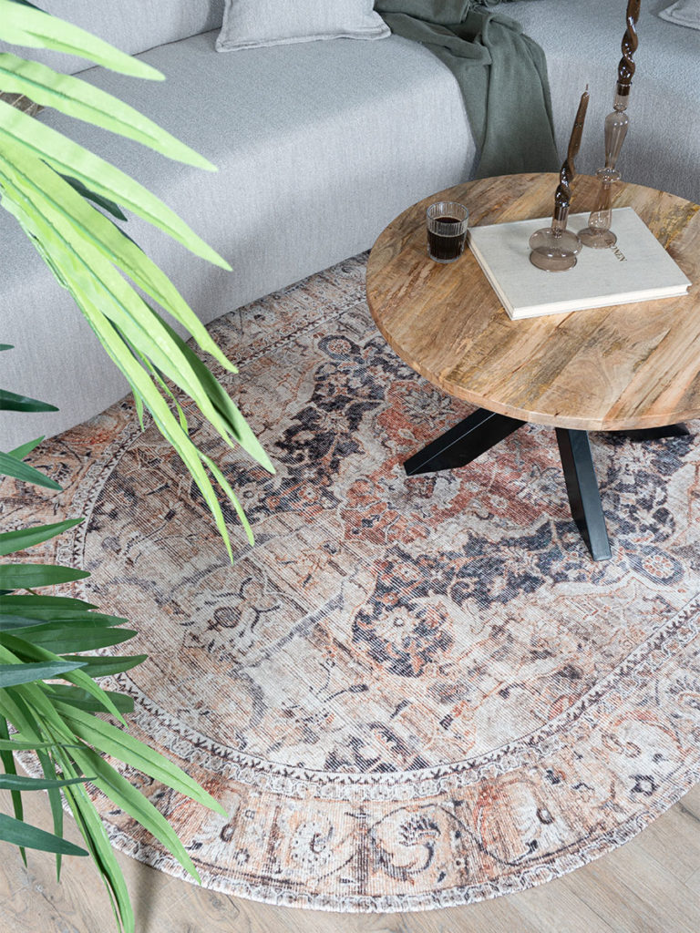 Vloerkleed Mahal Beige 00 - Ovaal 200 x 290 cm - Afbeelding 2