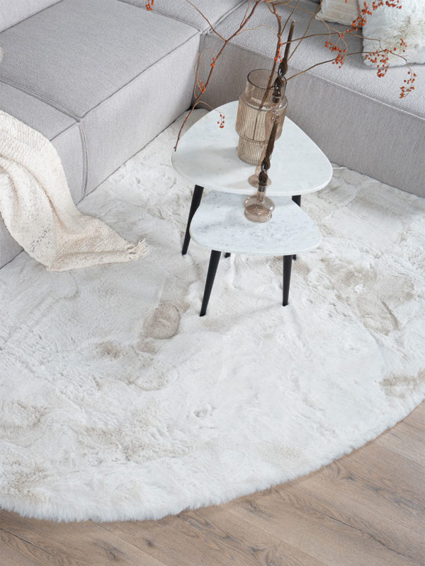 Vloerkleed Morbido Ivory 2810 - Kiezelvormig 160 x 230 cm - Afbeelding 2
