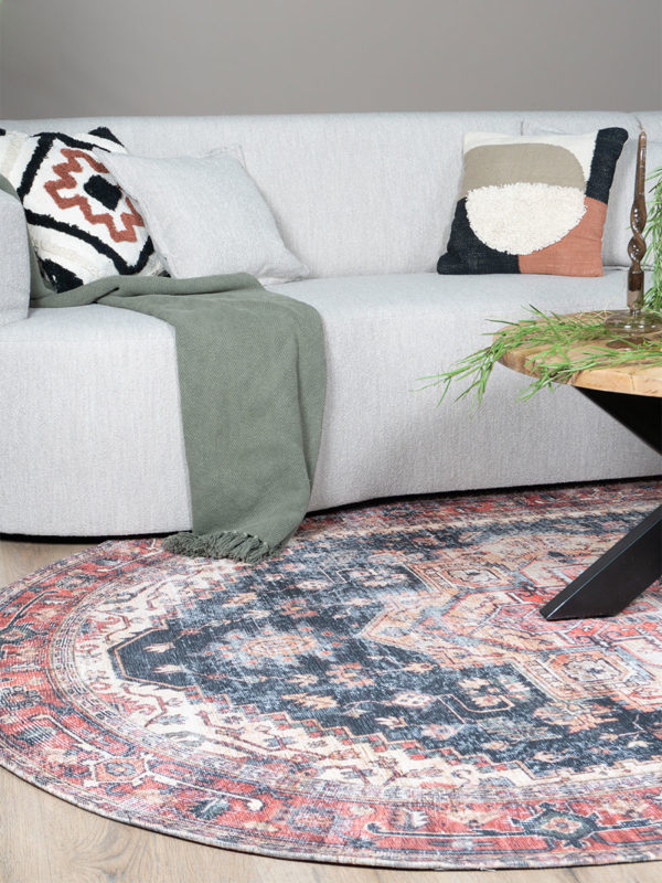 Vloerkleed Nora Rood - Ovaal 160 x 230 cm - Afbeelding 3