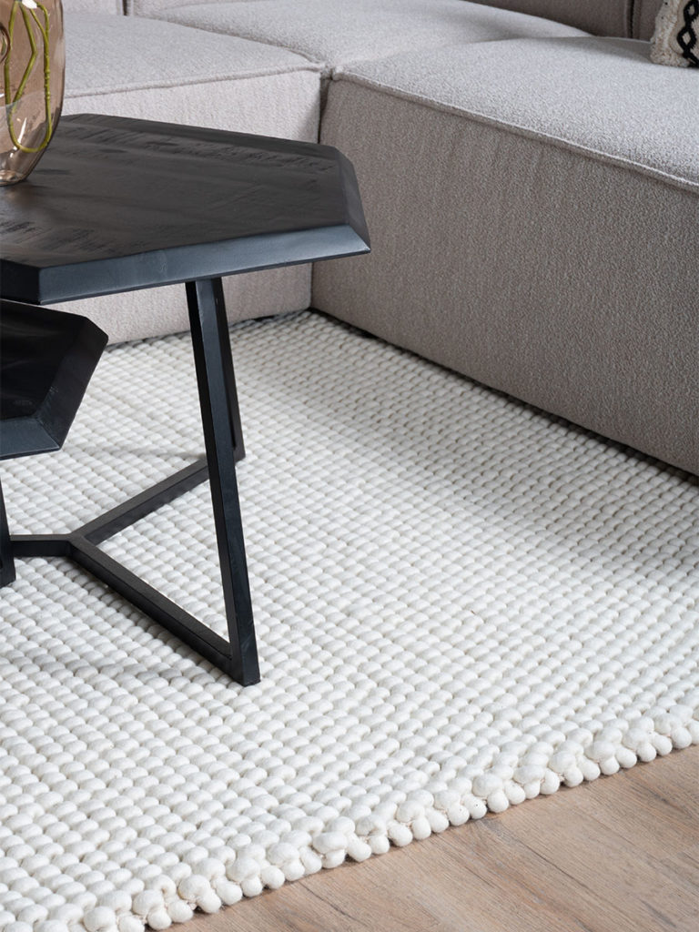 Vloerkleed Pool Wit 160 x 230 cm - Afbeelding 5