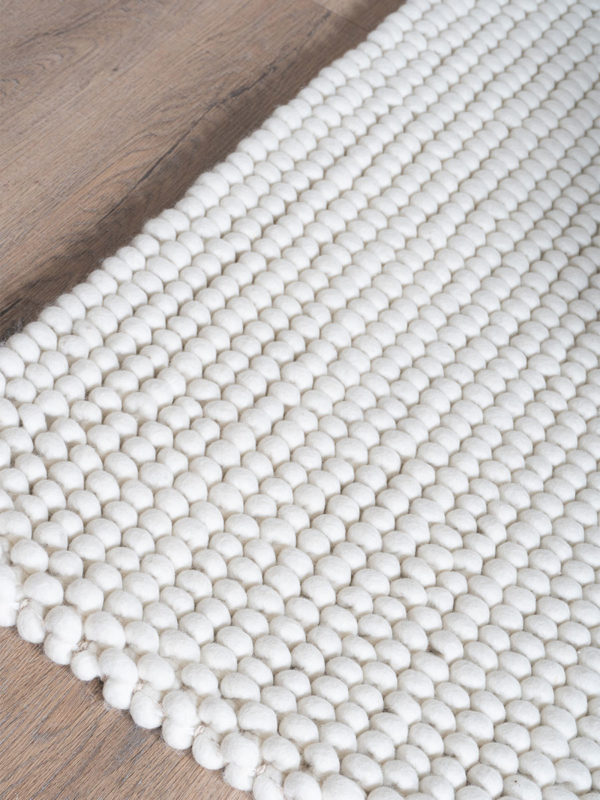 Vloerkleed Pool Wit 140 x 200 cm - Afbeelding 2