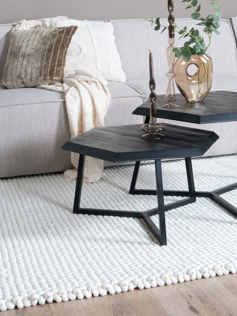 Vloerkleed Pool Wit 160 x 230 cm - Afbeelding 3