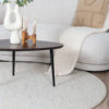 Vloerkleed Scott Beige Rond ø200 cm - Afbeelding 4
