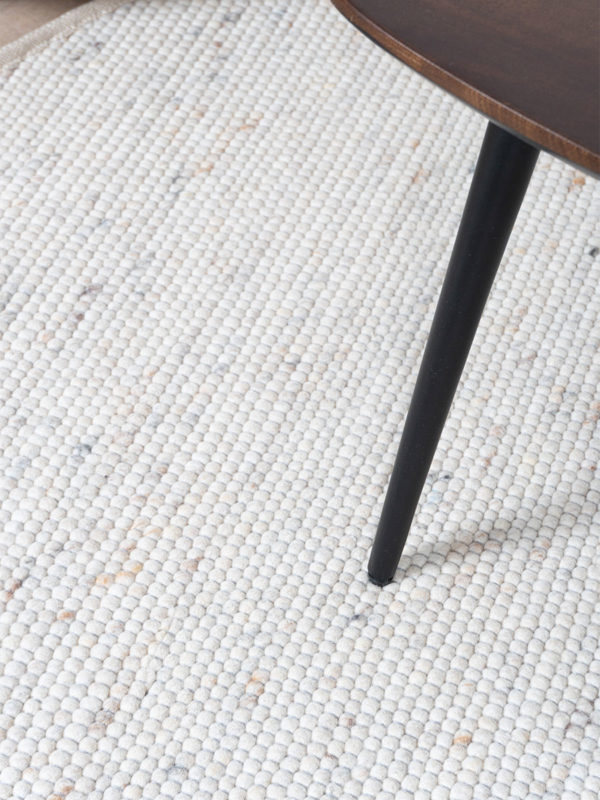 Vloerkleed Scott Beige Rond ø200 cm - Afbeelding 3
