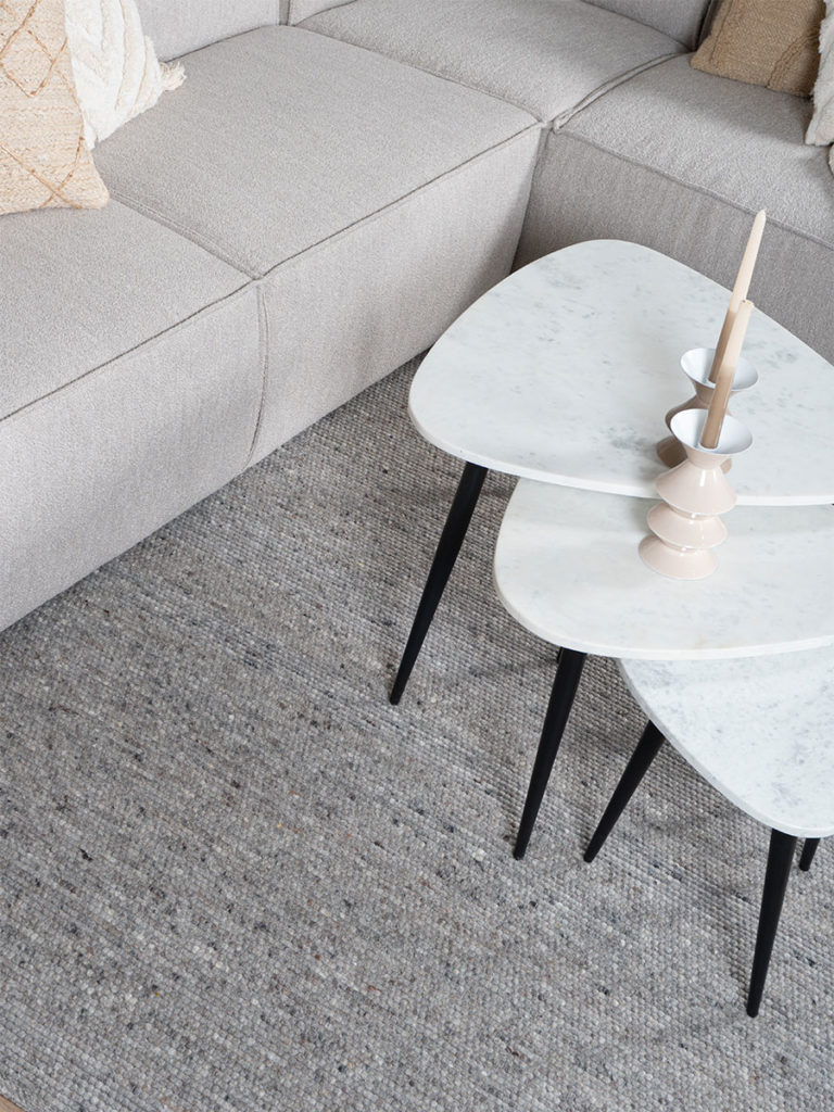 Vloerkleed Scott Taupe 140 x 200 cm - Afbeelding 3