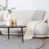 Vloerkleed Scott Taupe Rond ø200 cm - Afbeelding 2