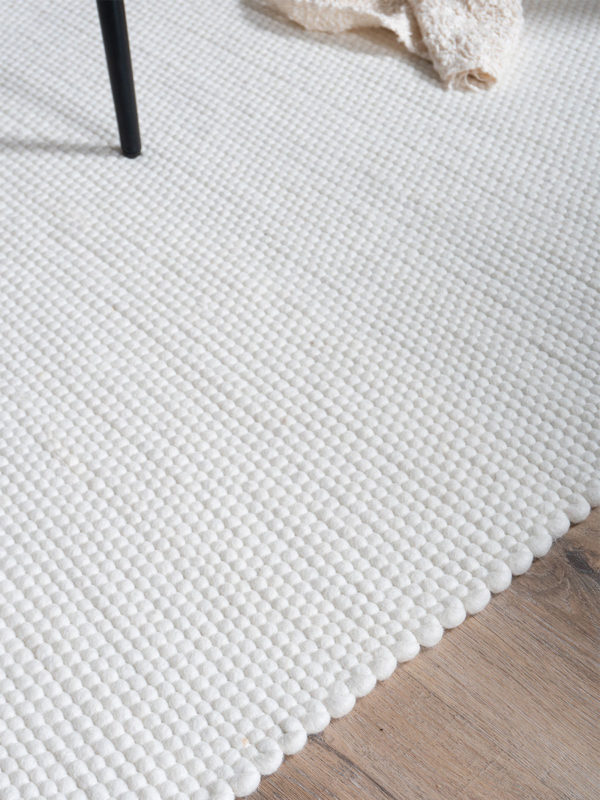 Vloerkleed Scott Wit 140 x 200 cm - Afbeelding 3