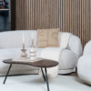 Vloerkleed Scott Wit Rond ø200 cm - Afbeelding 3