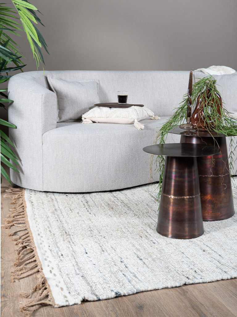 Vloerkleed Sol Grijs 200 x 240 cm - Afbeelding 2