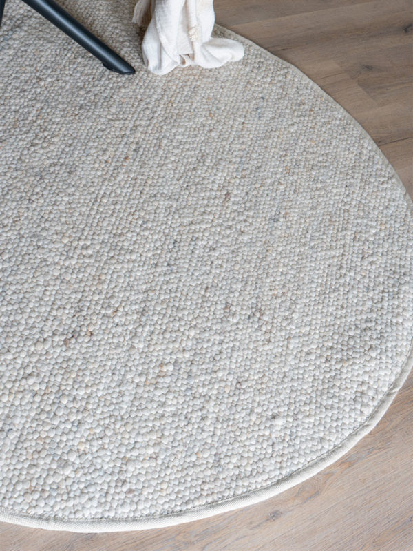 Vloerkleed Stone Beige 215 - Rond ø160 cm - Afbeelding 2