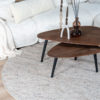 Vloerkleed Stone Donker Beige 417 - Rond ø200 cm - Afbeelding 2