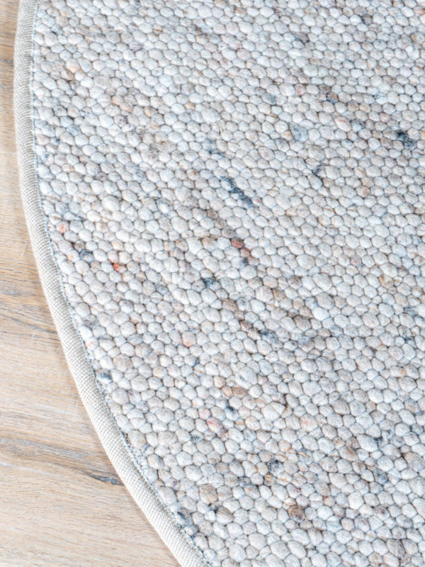 Vloerkleed Stone Donker Beige 417 - Rond ø200 cm - Afbeelding 3