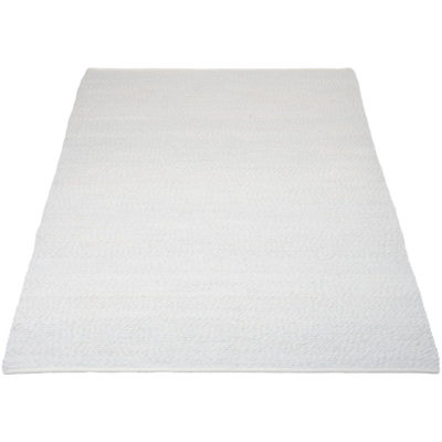 Vloerkleed Stone White 140 x 200 cm