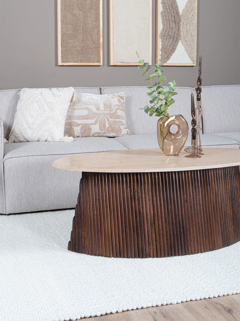 Vloerkleed Stone White 240 x 340 cm - Afbeelding 3