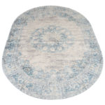 Vloerkleed Viola Blue - Ovaal 160 x 230 cm