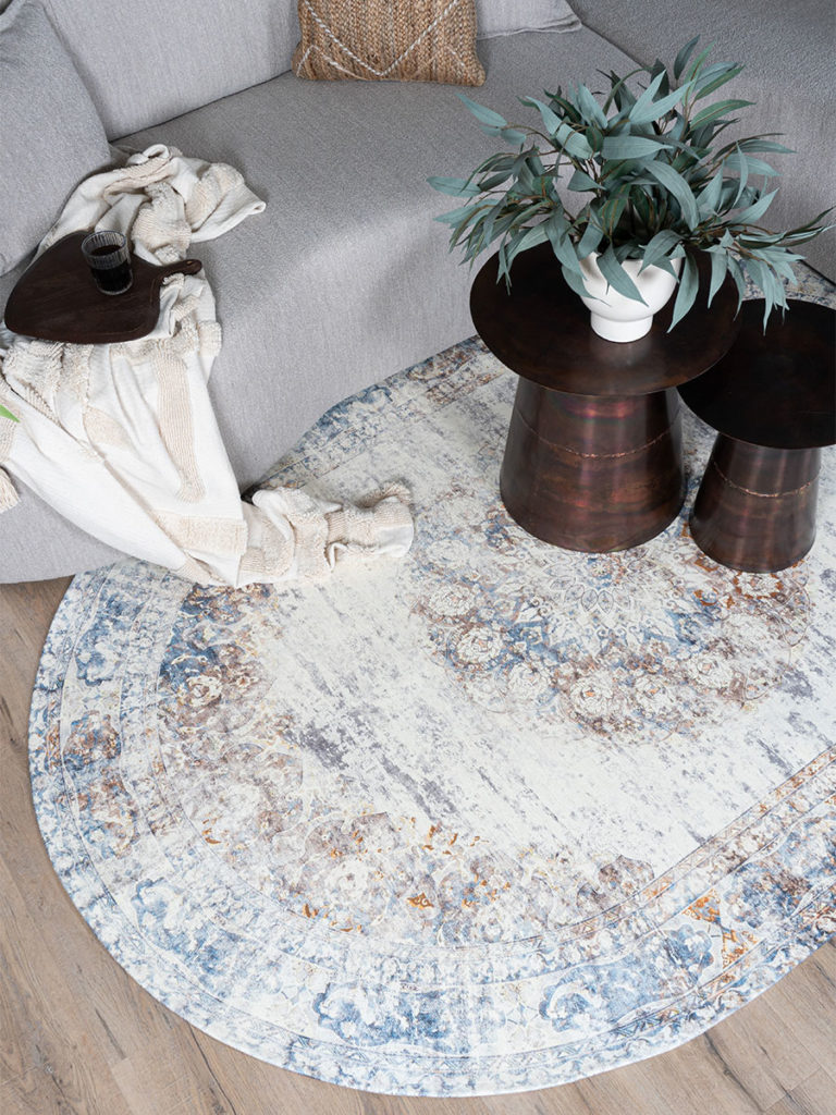 Vloerkleed Viola Taupe - Ovaal 160 x 230 cm - Afbeelding 2