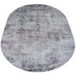 Vloerkleed Yara Silver - Ovaal 200 x 290 cm
