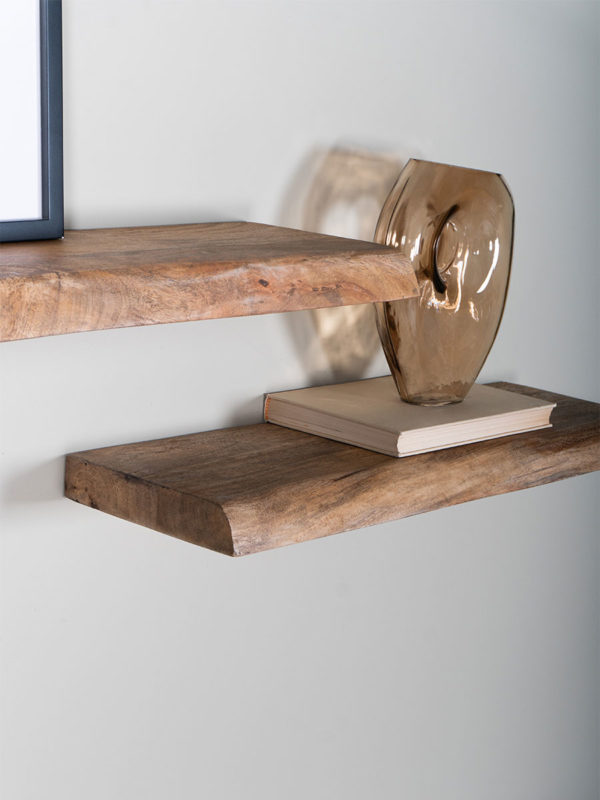 Wandplank Pure Mangohout 120 cm - Afbeelding 5