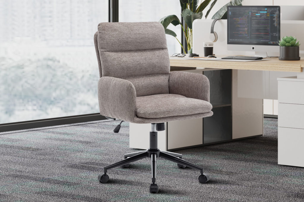 Kantoorstoel 'Aimé' Stof Fabb Raven 30 Zand (1 per doos)