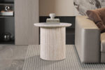 Salontafel 'Lagos' 50 cm Rond Decor Travertin Beige