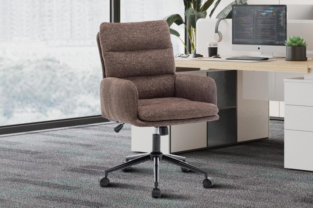 Kantoorstoel 'Aimé' Stof Fabb Raven 45 Bruin (1 per doos)