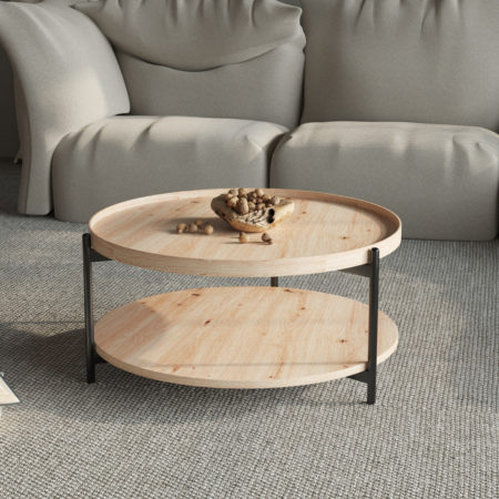 Salontafel 'Dalina' 80 cm Decor Old oak