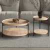 Salontafel 'Dalina' 80 cm Decor Old oak - Afbeelding 2