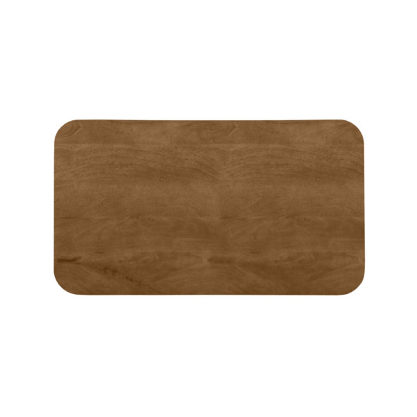 LABEL51 Eetkamertafel Tafelblad Sloppy Edge - Nature - Mangohout - 120 cm Sloppy - Afbeelding 2