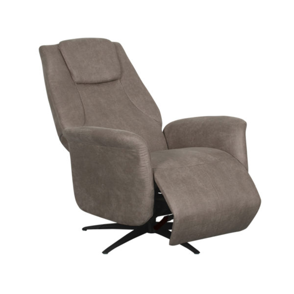 LABEL51 Fauteuil Stockholm - Taupe - Micro Suede - One Size - Afbeelding 3