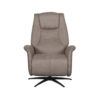 LABEL51 Fauteuil Stockholm - Taupe - Micro Suede - One Size - Afbeelding 4