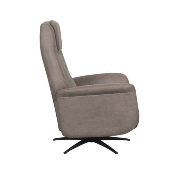 LABEL51 Fauteuil Stockholm - Taupe - Micro Suede - One Size - Afbeelding 5