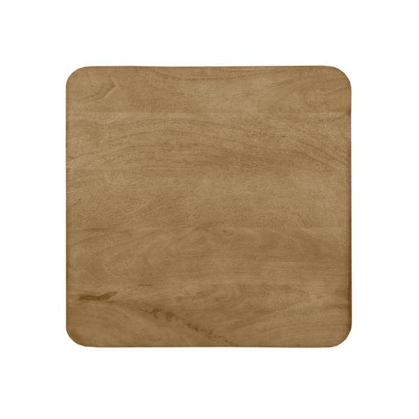 LABEL51 Eetkamertafel Tafelblad Sloppy Edge - Naturel - Mangohout - 70 cm Sloppy - Afbeelding 2