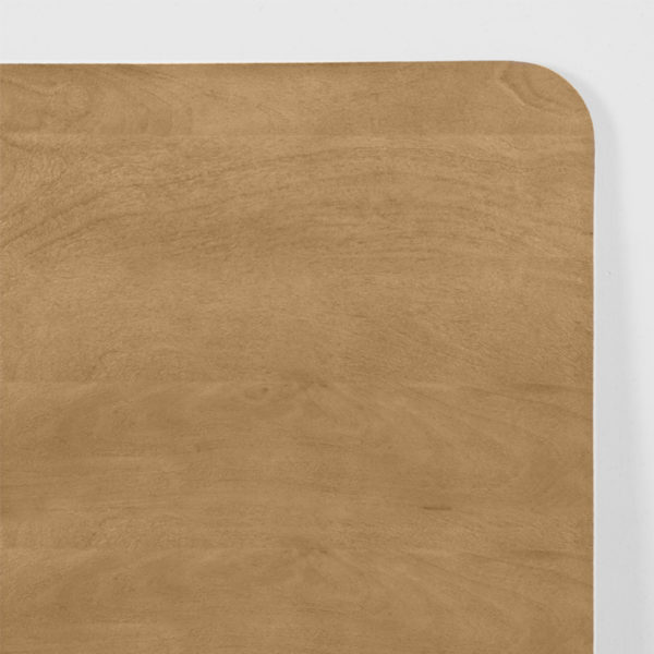 LABEL51 Eetkamertafel Tafelblad Sloppy Edge - Naturel - Mangohout - 70 cm Sloppy - Afbeelding 3