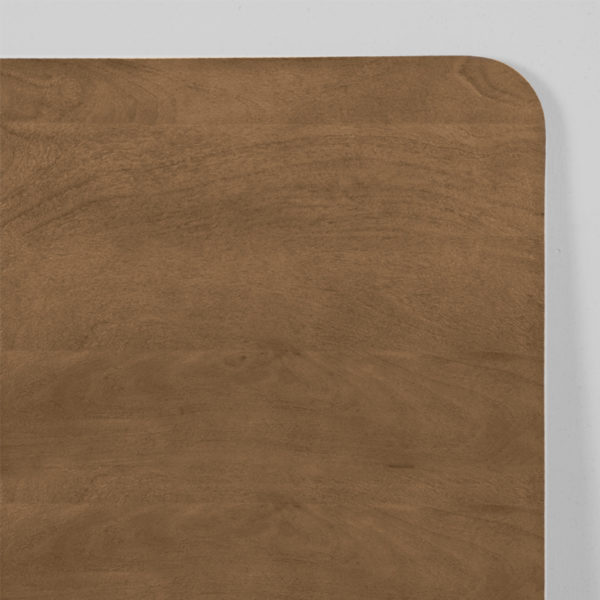 LABEL51 Eetkamertafel Tafelblad Sloppy Edge - Nature - Mangohout - 70 cm Sloppy - Afbeelding 3