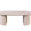 Salontafel 'Lagos' 120 cm Ovaal Decor Travertin Beige - Afbeelding 3