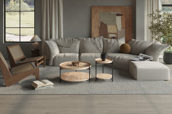 Salontafel 'Dalina' 80 cm Decor Old oak - Afbeelding 3