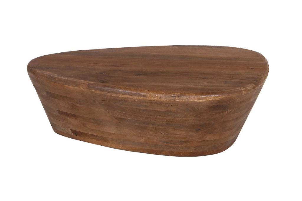 Salontafel 'Evan' Mangohout lichtbruin - Afbeelding 3