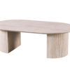 Salontafel 'Lagos' 120 cm Ovaal Decor Travertin Beige - Afbeelding 4