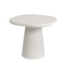 Salontafel 'Tavira' 55 cm Ovaal Cement Wit - Afbeelding 4