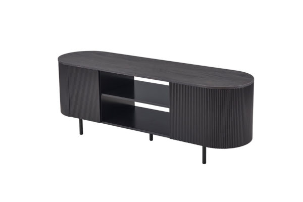 TV meubel 'Lagos' 160 cm Decor Donkerbruin - Afbeelding 4