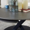 Salontafel 'Nara' Round Swivel Stone Light Grey - Afbeelding 4