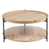 Salontafel 'Dalina' 80 cm Decor Old oak - Afbeelding 4