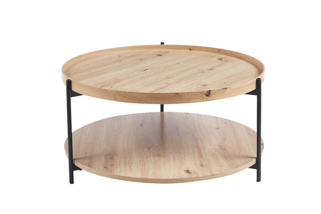 Salontafel 'Dalina' 80 cm Decor Old oak - Afbeelding 4