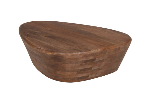 Salontafel 'Evan' Mangohout lichtbruin - Afbeelding 4